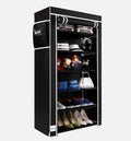 6 Rack Collapsible Wardrobe Cabinet & Shoe Rack